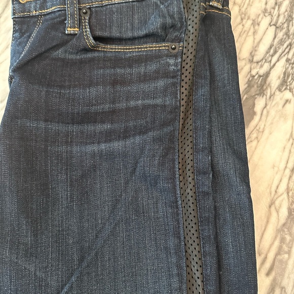 Hudson Jeans Women's Blue Ava Super Skinny Crop Jeans in Shirley - Picture 3 of 6
